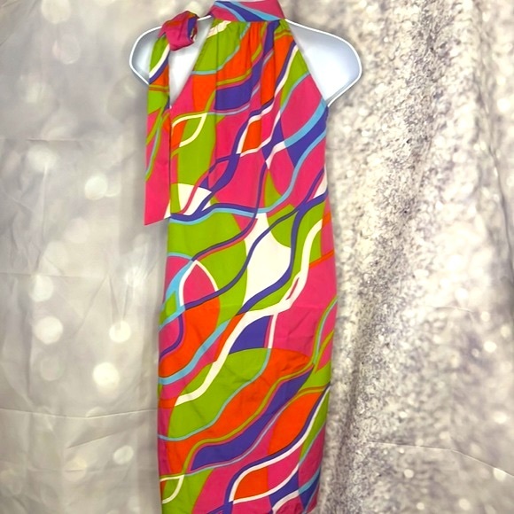 Buckhead Betty Small Neon Sleeveless Dress - Picture 12 of 13